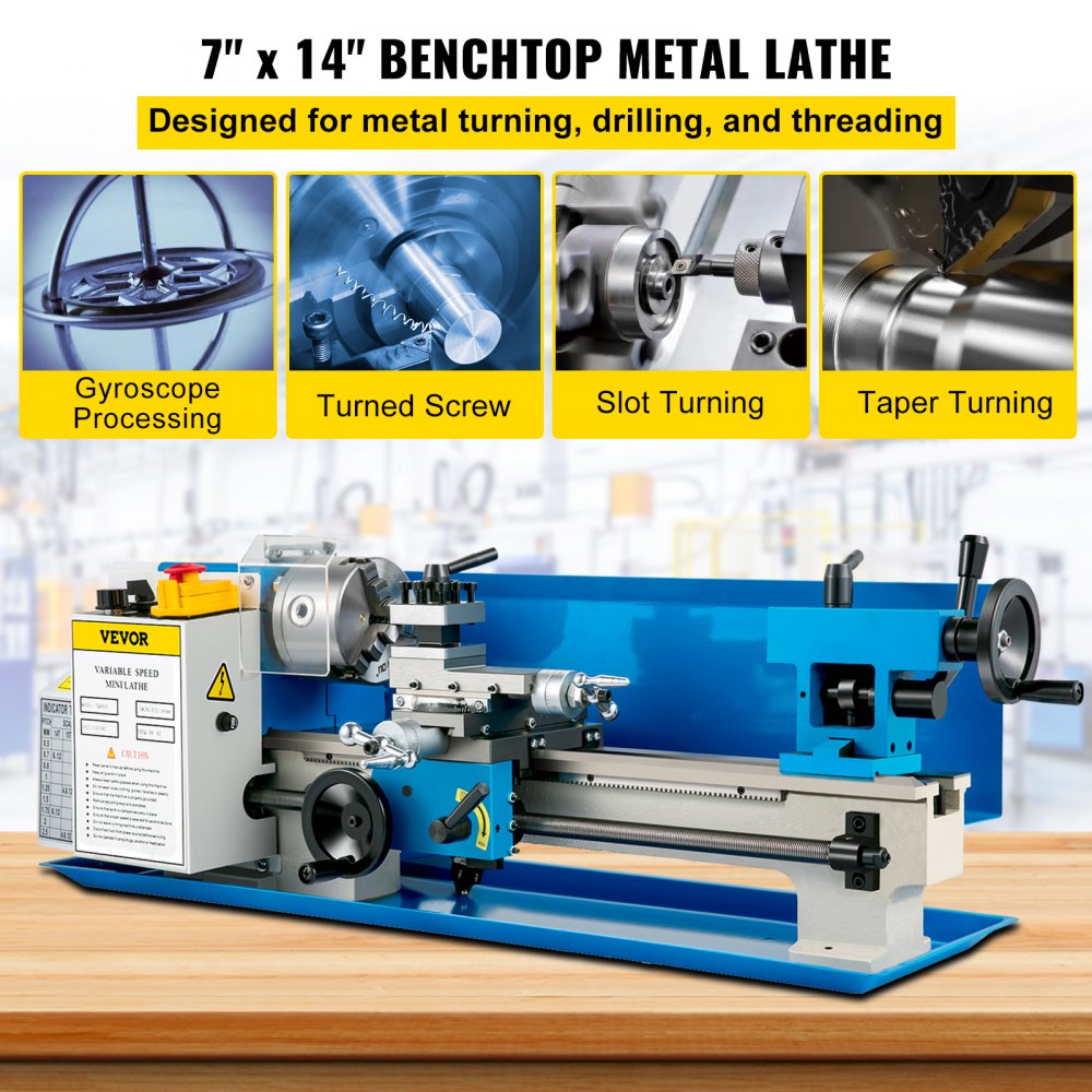 AMITOOLS Metal Lathe 7