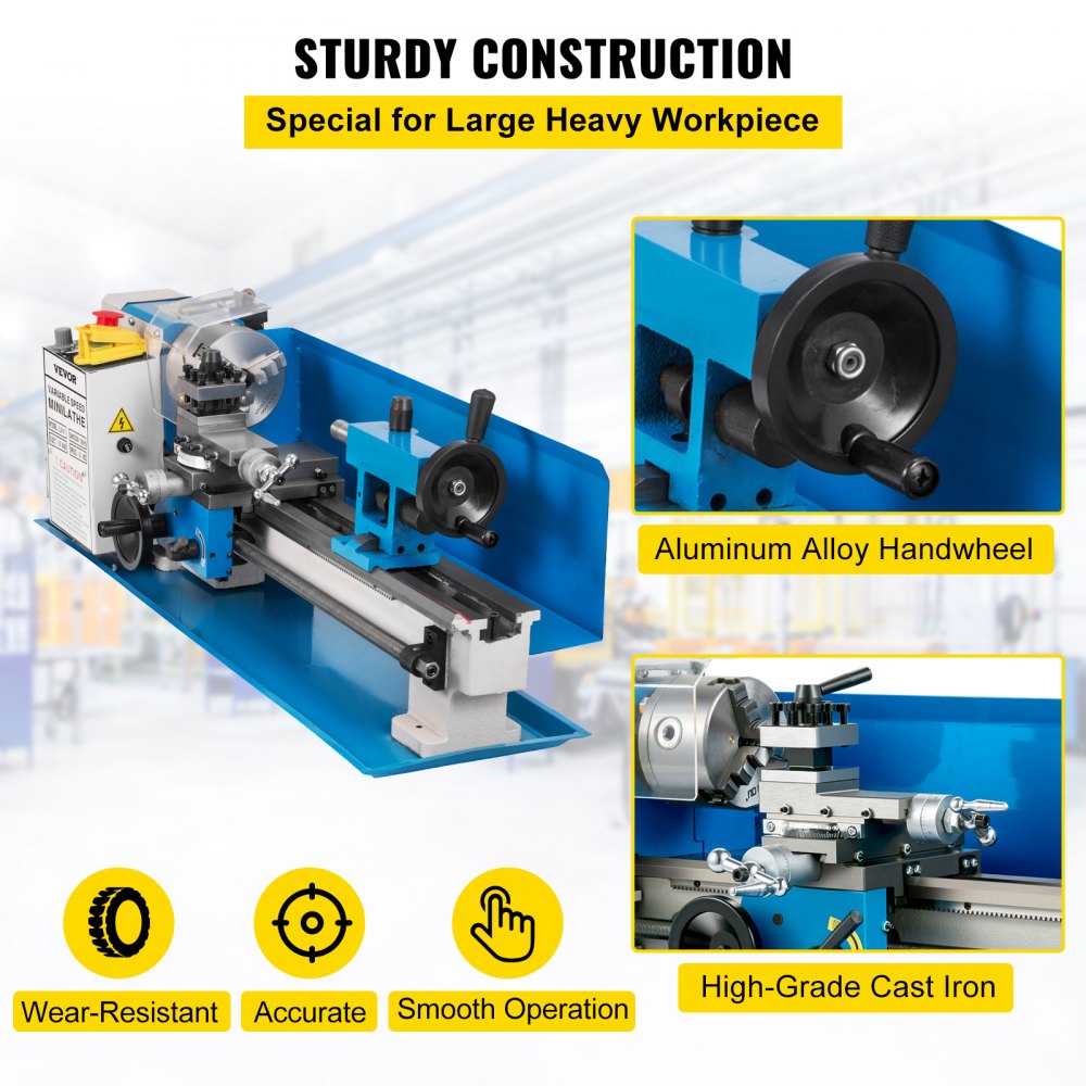 AMITOOLS Metal Lathe 7