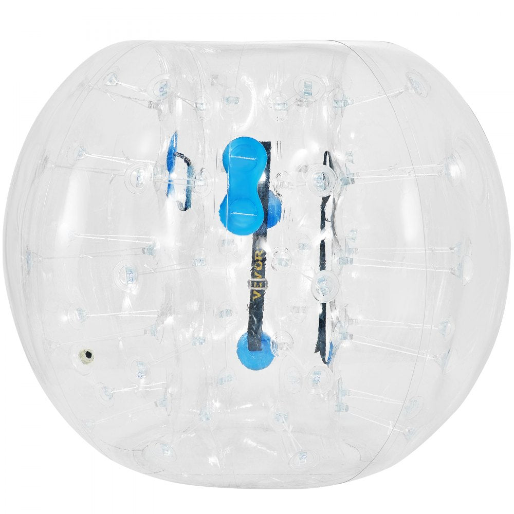 AMITOOLS Inflatable Bumper Ball 4 FT / 1.2M Diameter, Bubble Soccer Ball, Blow It Up in 5 Min, Inflatable Zorb Ball for Adults or Children (4 FT, Transparent)