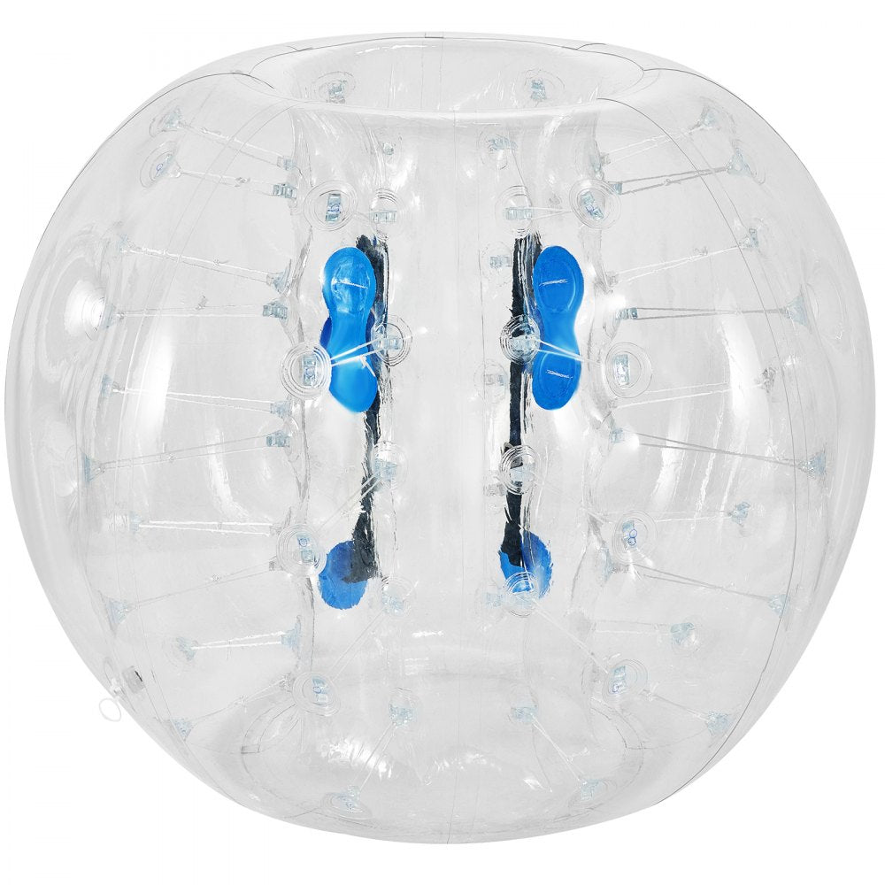 AMITOOLS Inflatable Bumper Ball 4 FT / 1.2M Diameter, Bubble Soccer Ball, Blow It Up in 5 Min, Inflatable Zorb Ball for Adults or Children (4 FT, Transparent)