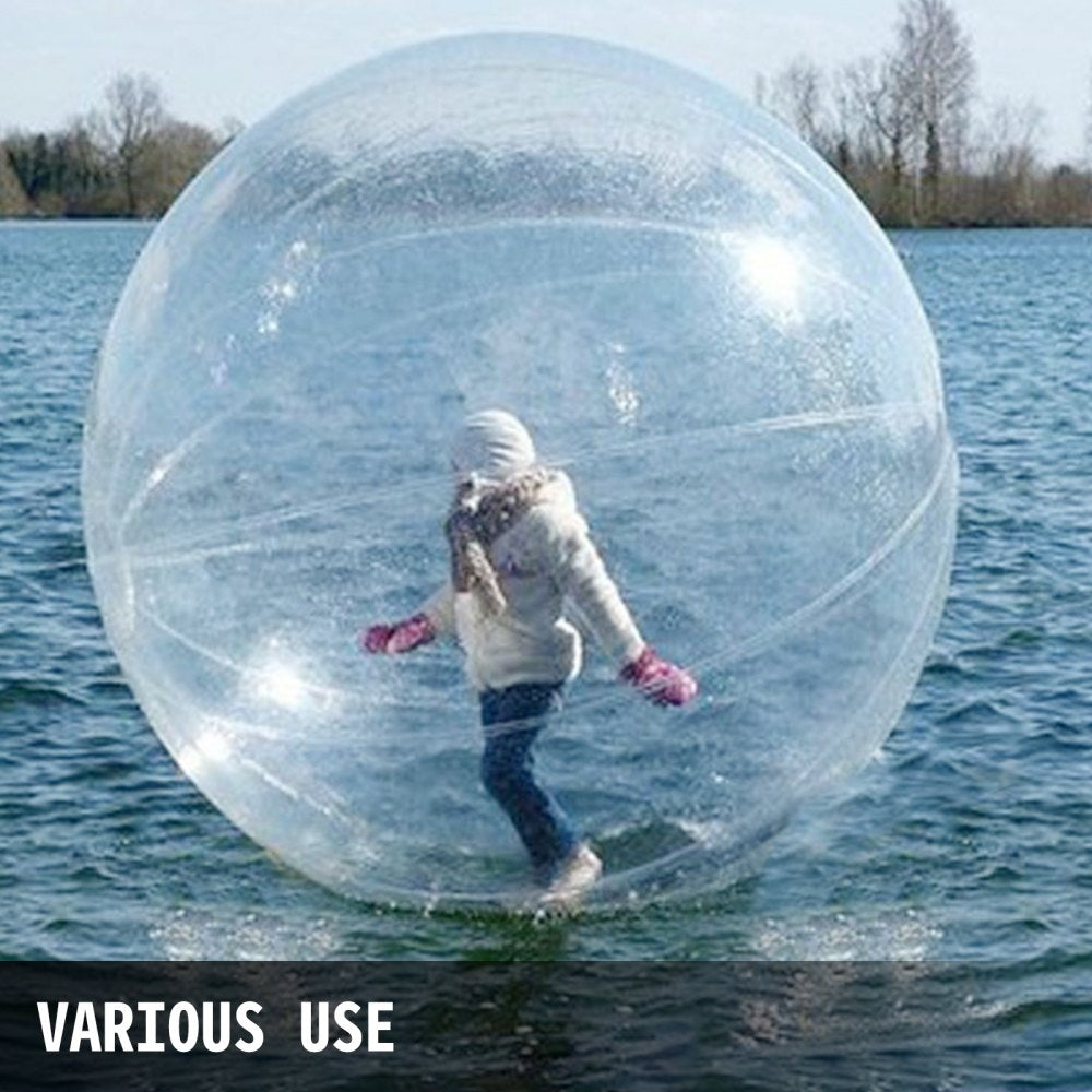 AMITOOLS 1.5M Water Walking Ball Roll Ball Inflatable Walking Ball PVC Zorb Ball Tizip Zipper With Air Blower (1.5M)