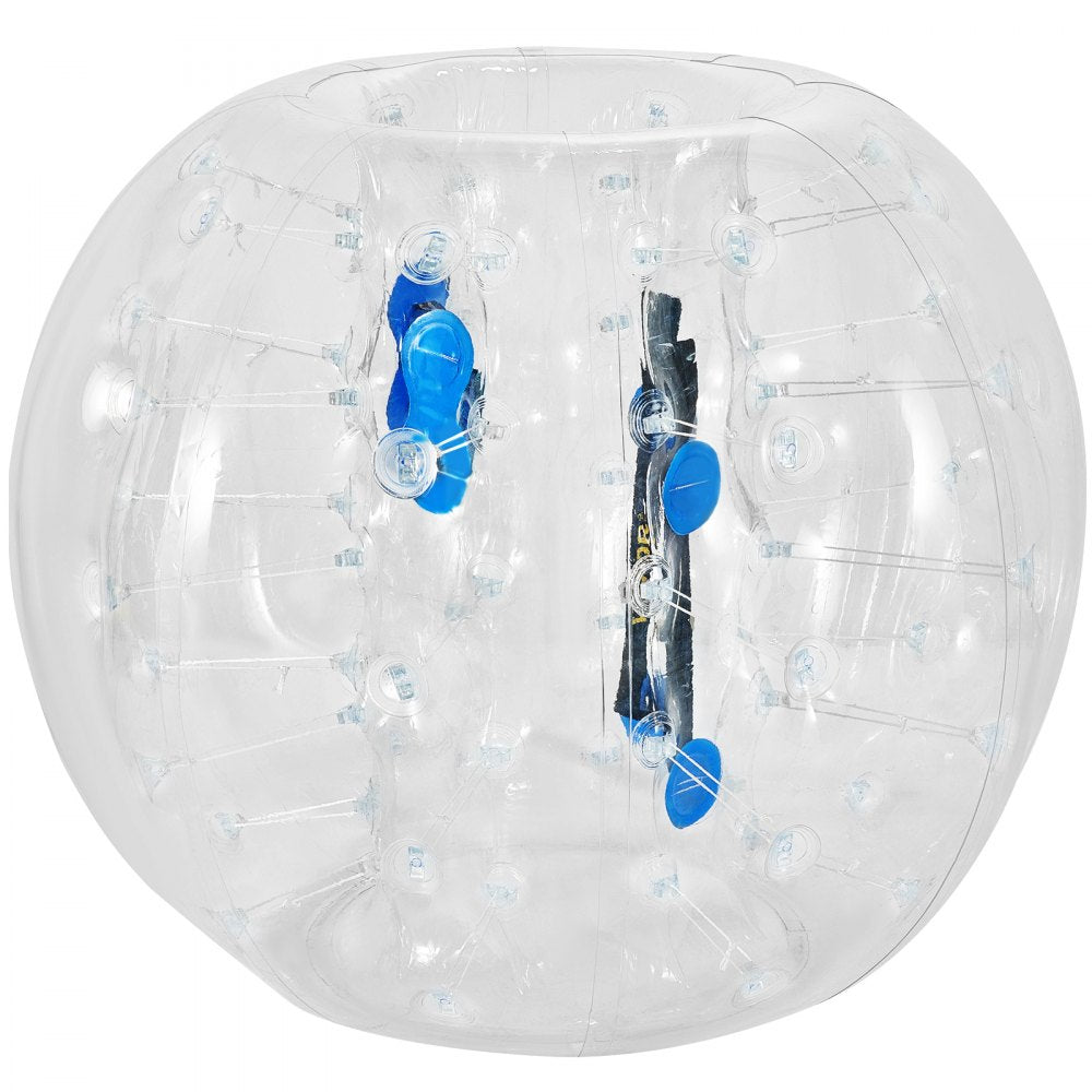 AMITOOLS Inflatable Bumper Ball 5 FT / 1.5M Diameter, Bubble Soccer Ball, Blow It Up in 5 Min, Inflatable Zorb Ball for Adults or Children (5 FT, Transparent)