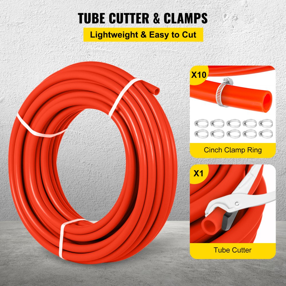 AMITOOLS 1000Ft PEX Tubing Pipe 1/2