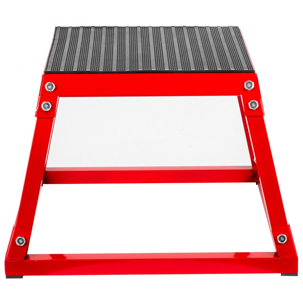 AMITOOLS Plyometric Platform Box Fitness Exercise Jump Box Step Plyometric Box Jump for Exercise Fit Training (12/18/24/Red) (12'' Height)