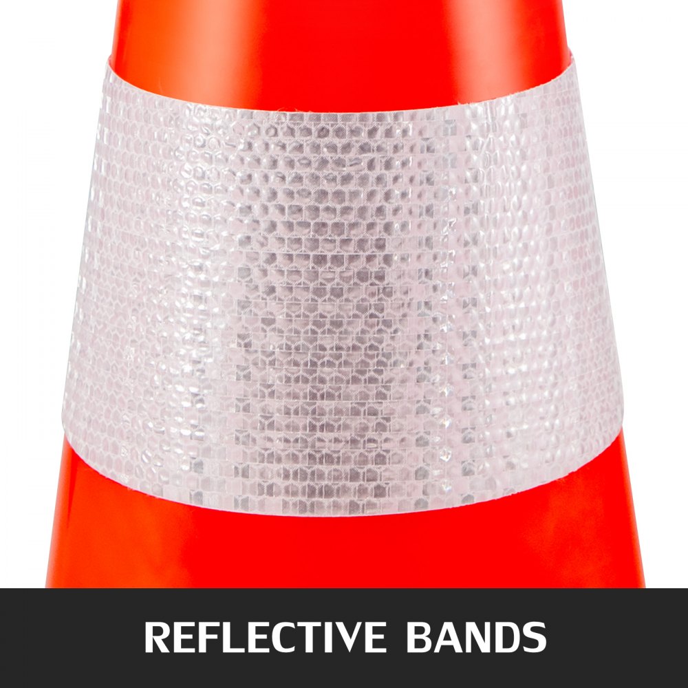 AMITOOLS 8Pack Traffic Cones, 18