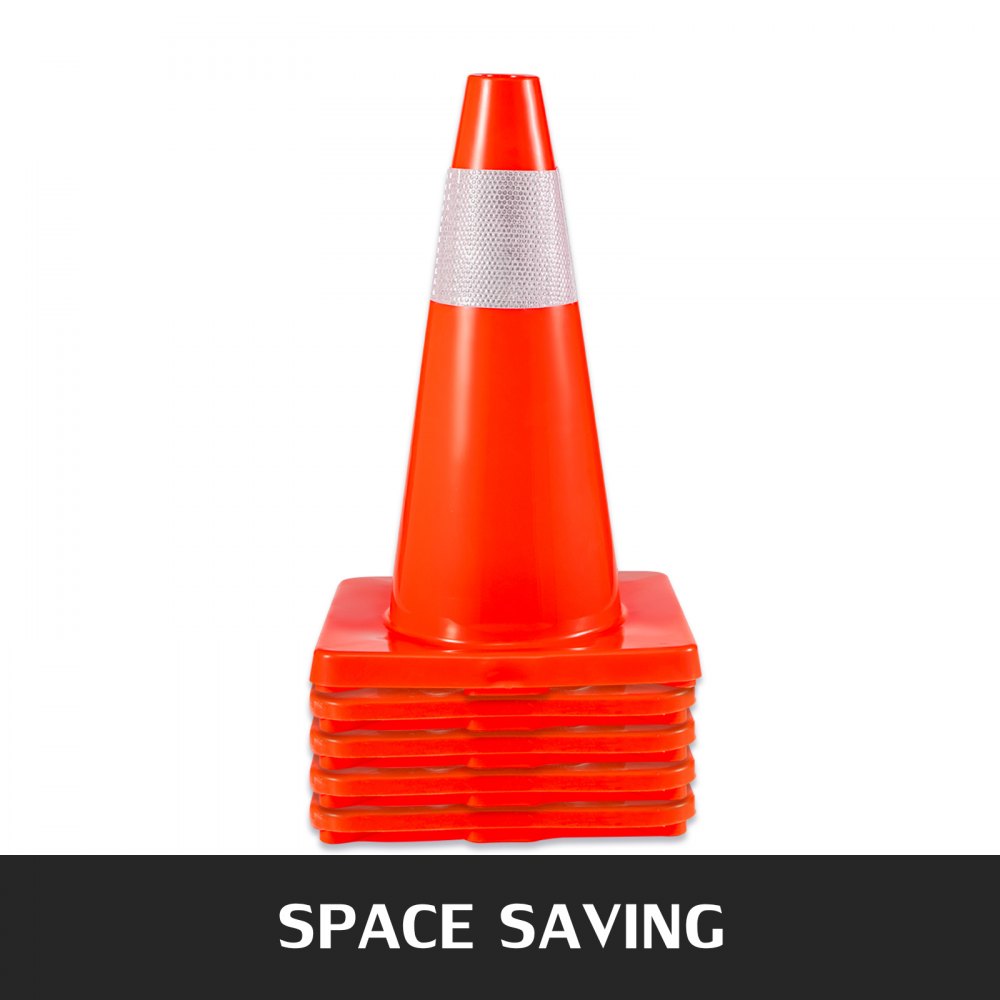 AMITOOLS 8Pack Traffic Cones, 18