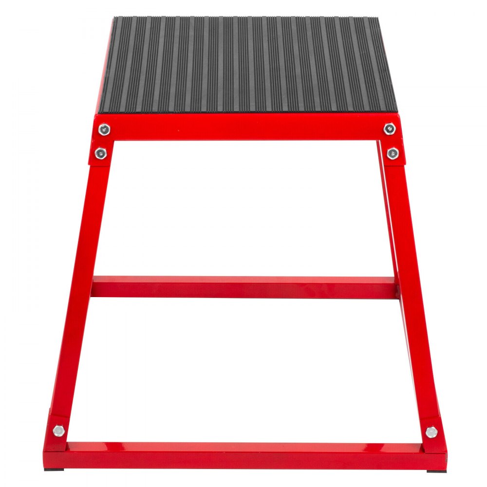 AMITOOLS Plyometric Platform Box Fitness Exercise Jump Box Step Plyometric Box Jump for Exercise Fit Training (12/18/24/Red) (18 inch)