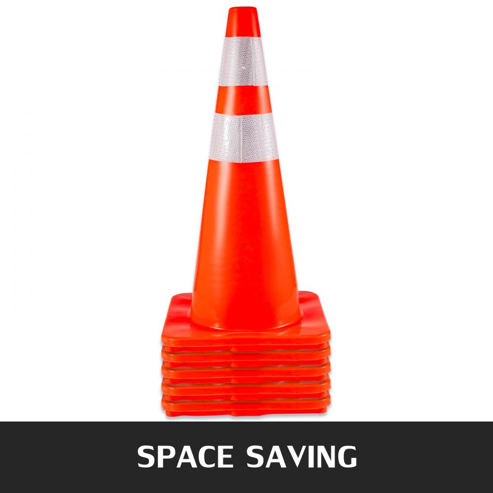 AMITOOLS 6Pack Traffic Cones, 28