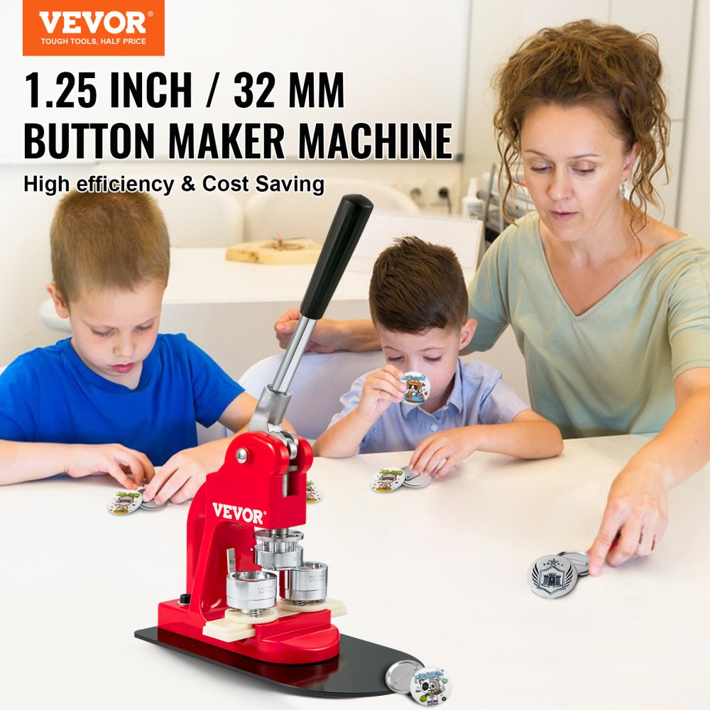 AMITOOLS Button Maker Machine Badge Pin Machine 1.25