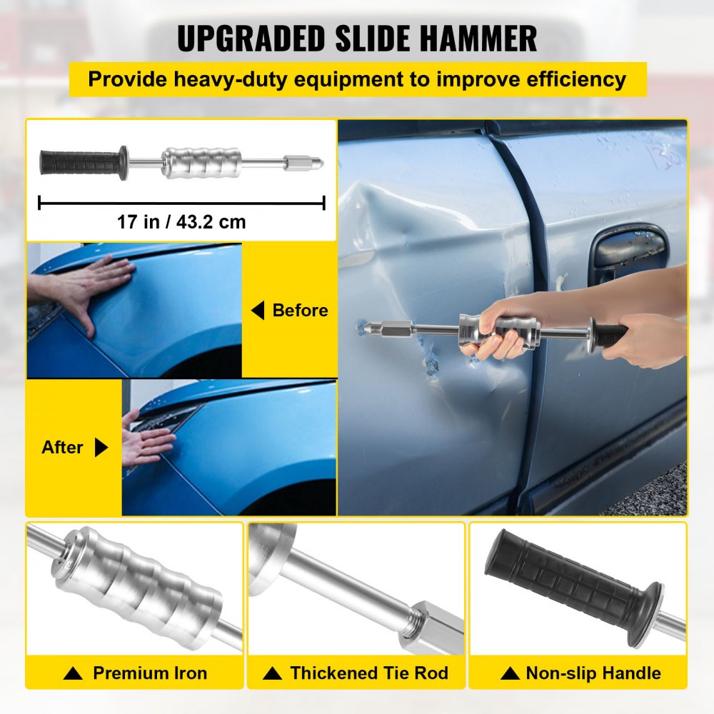 AMITOOLS Auto Body Dent Repair Kit Stud Welder Kit 800VA Stud Dent Puller Spot