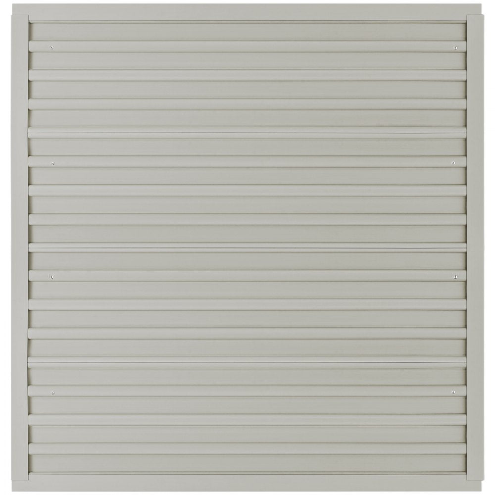 AMITOOLS Slatwall Panels, 4 ft x 1 ft Gray Garage Wall Panels 12