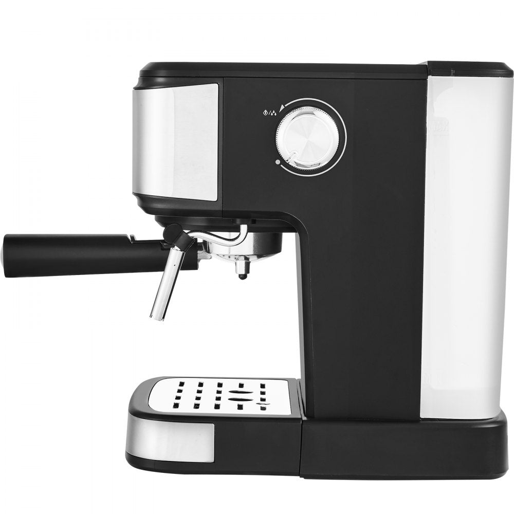 AMITOOLS Espresso Machine, 15 Bar Coffee and Espresso Maker with Milk Frother Steam Wand, Professional Semi-Automatic Cappuccino Latte Machine with Touch Screen & Removable Water Tank, NTC Control System