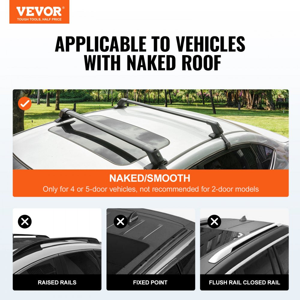 AMITOOLS Universal Roof Rack Cross Bars, 41.3