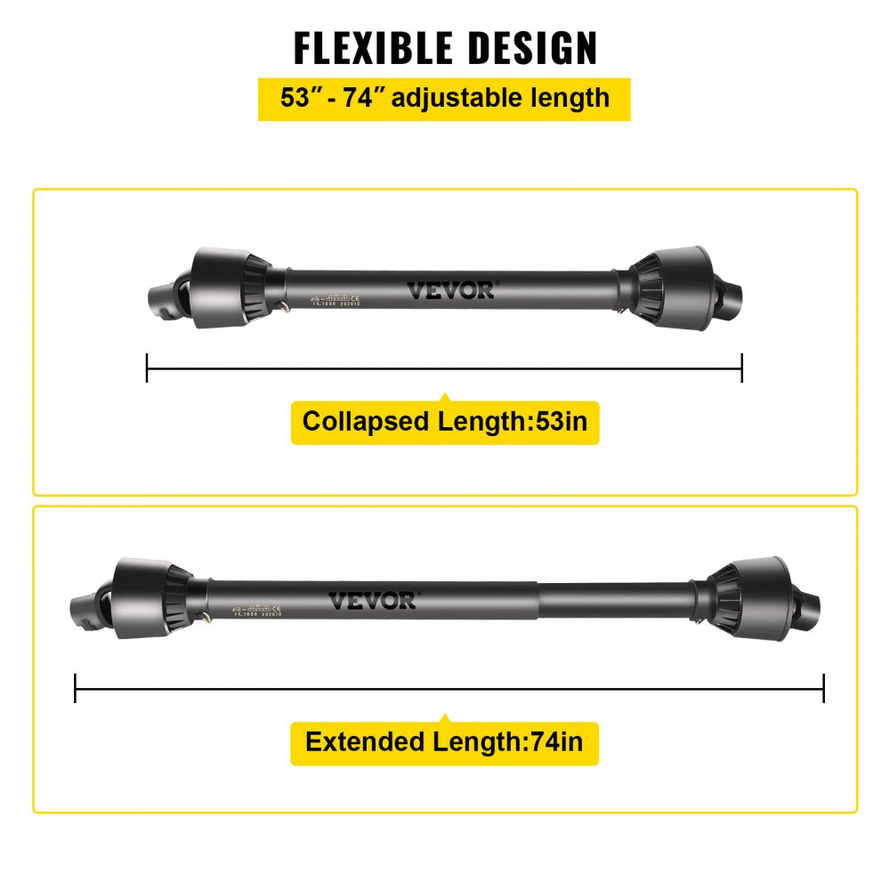 AMITOOLS PTO Shaft, 1-3/8