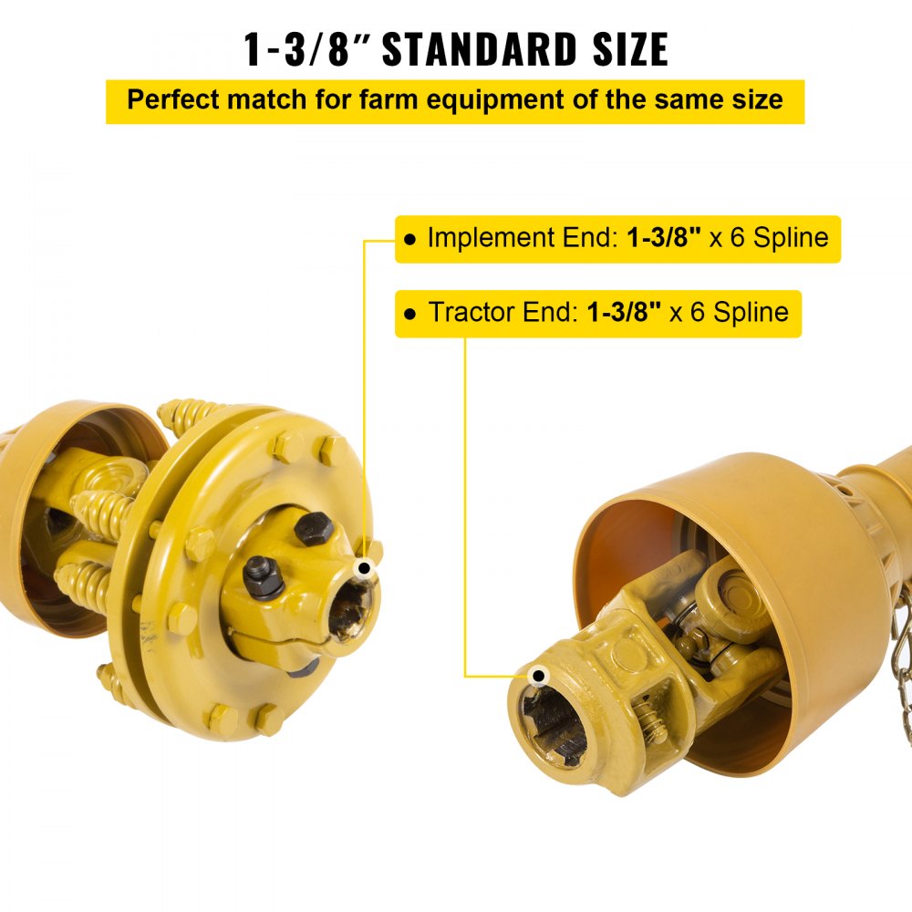 AMITOOLS PTO Shaft, 1-3/8