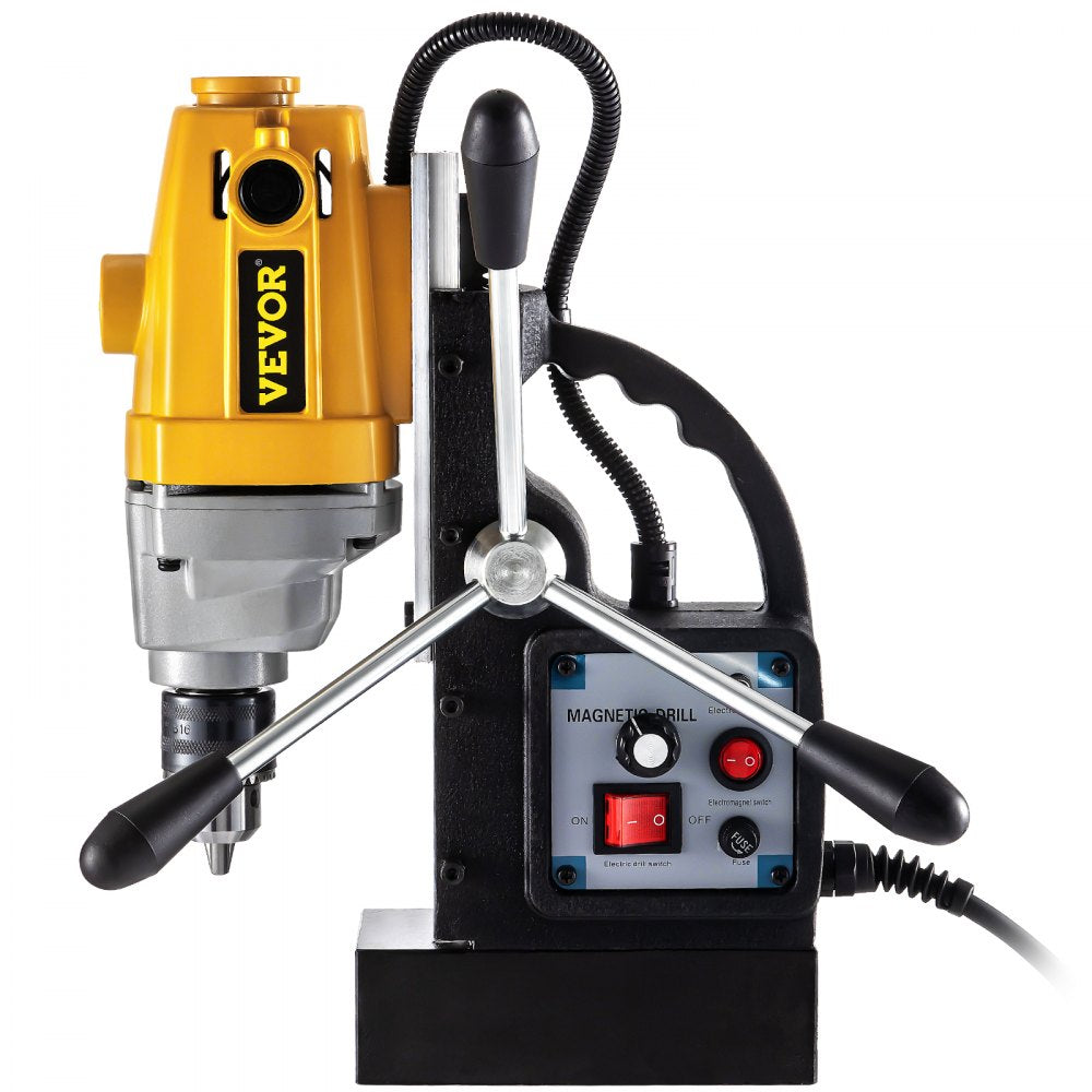 AMITOOLS Mag Drill, 0-550 RPM Stepless Speed Electromagnetic Drill Press, 3.9