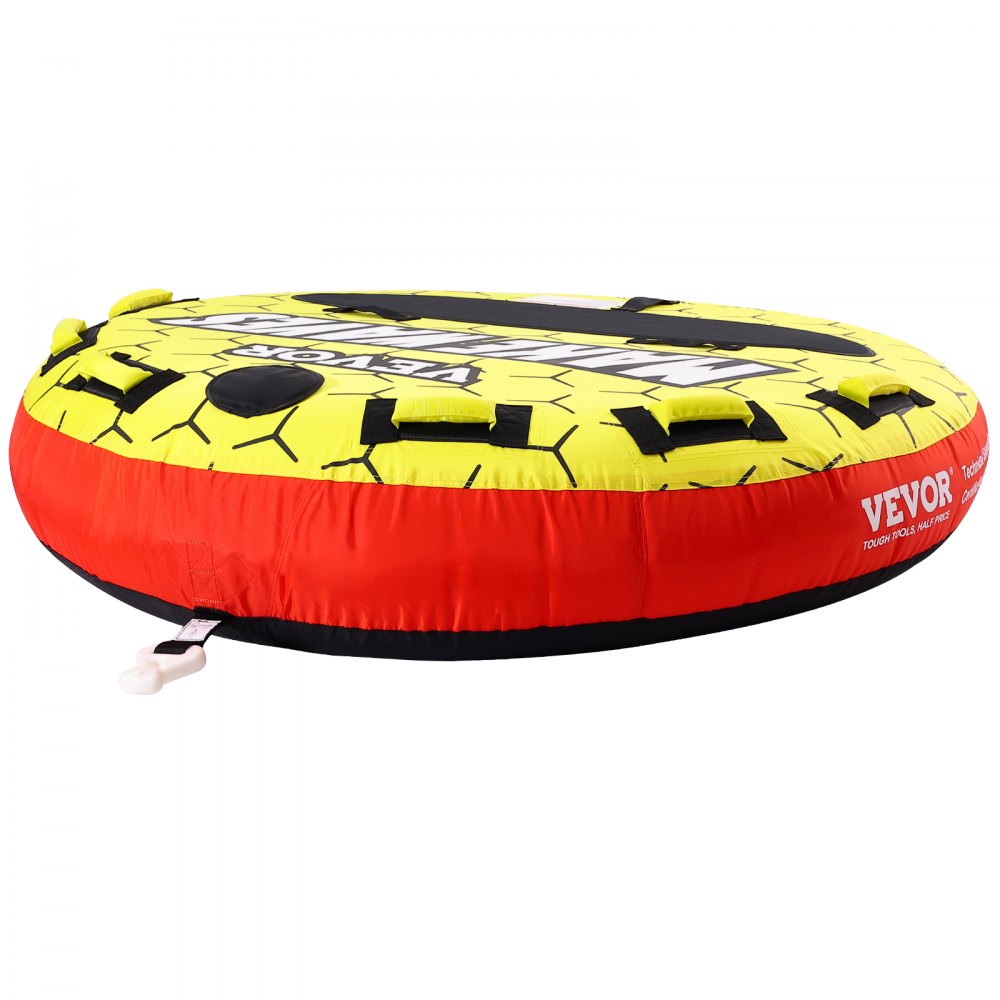 AMITOOLS Towable Tube for Boating, 1-3 Riders Inflatable Boat Tubes and Towables, 510 lbs, 63