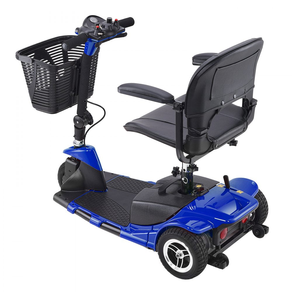 AMITOOLS 3-Wheel Folding Mobility Scooter for Seniors 12 Mile Range 265LBS Capacity