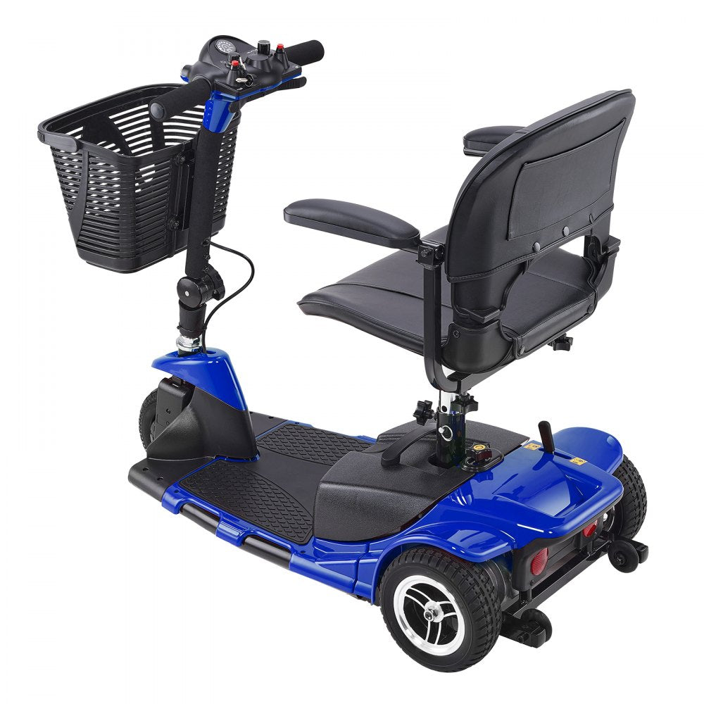 AMITOOLS 3-Wheel Folding Mobility Scooter for Seniors 12 Mile Range 265LBS Capacity