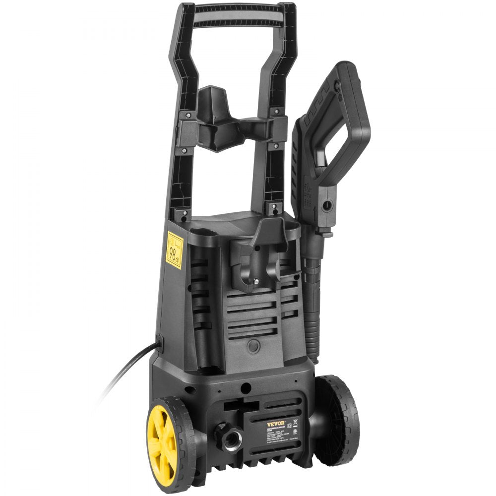 AMITOOLS Electric Power Washer, 2000 PSI, Max 1.65 GPM Pressure Washer w/ 30 ft Hose & Reel, 5 Quick Connect Nozzles, Foam Cannon, Portable to Clean Patios, Cars, Fences, Driveways, ETL Listed