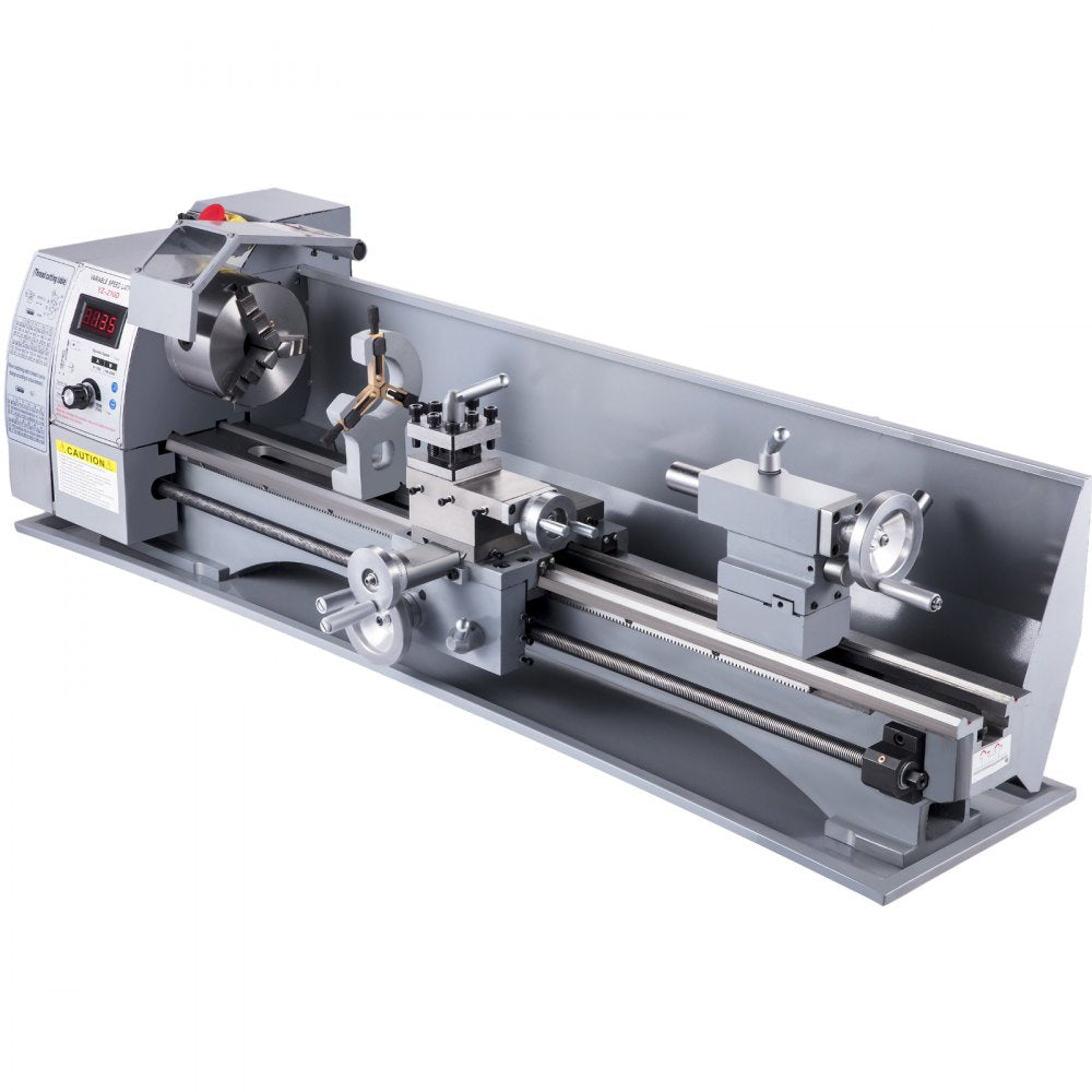 AMITOOLS Metal Lathe, 8.3 x 31.5 inch Mini Lathe Machine, 2500 RPM Variable Speed Change, 850W Precision Mini Lathe, Metal Working Lathe with Brushless Motor, Milling Machine for Various Metal Turning