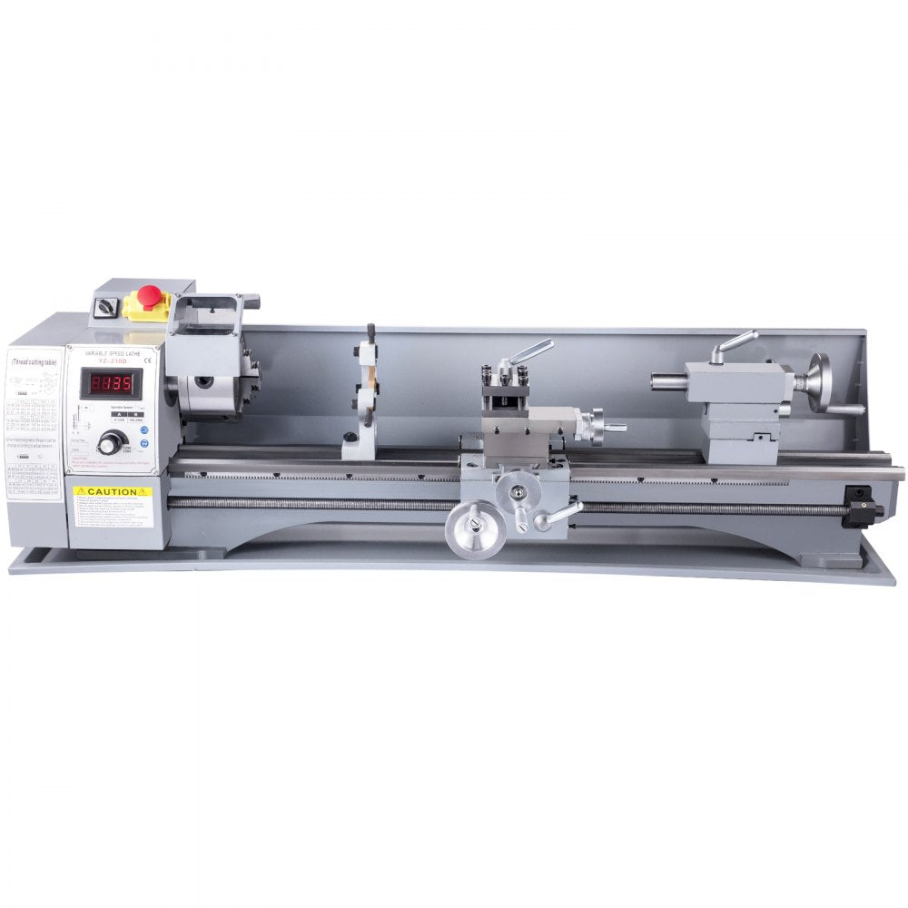 AMITOOLS Metal Lathe, 8.3 x 31.5 inch Mini Lathe Machine, 2500 RPM Variable Speed Change, 850W Precision Mini Lathe, Metal Working Lathe with Brushless Motor, Milling Machine for Various Metal Turning