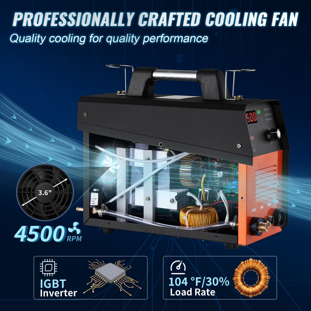 AMITOOLS Plasma Cutter, 50Amp, Non-Touch Pilot Arc Air Cutting Machine with Torch, 110V/220V Dual Voltage AC IGBT Inverter Metal Cutting Equipment for 1/2