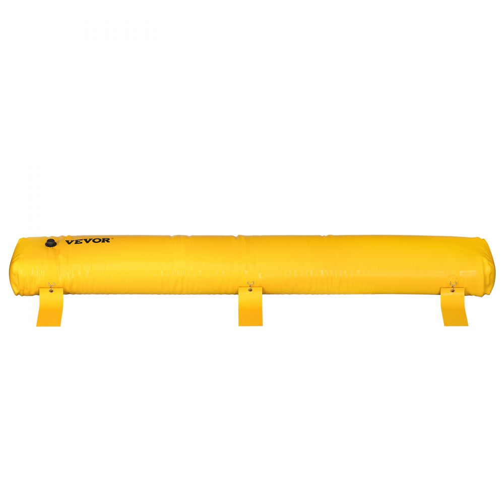 AMITOOLS Flood Barrier, 12 ft Length x 12 in Height Sandbag Alternative, Water Barrier for Flooding with Great Waterproof Effect, Reusable PVC Water Diversion Tubes, Flood Barriers for Home, Door, Garage