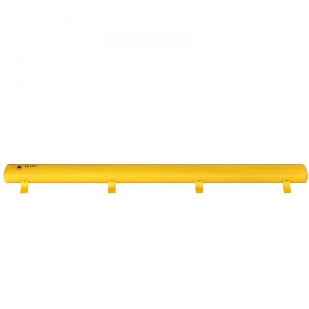 AMITOOLS Flood Bag, 24 ft Length x 12 in Height, Reusable PVC Water Diversion Tubes, Lightweight with Excellent Waterproof Effect Used for Doorways, Garages, Yellow