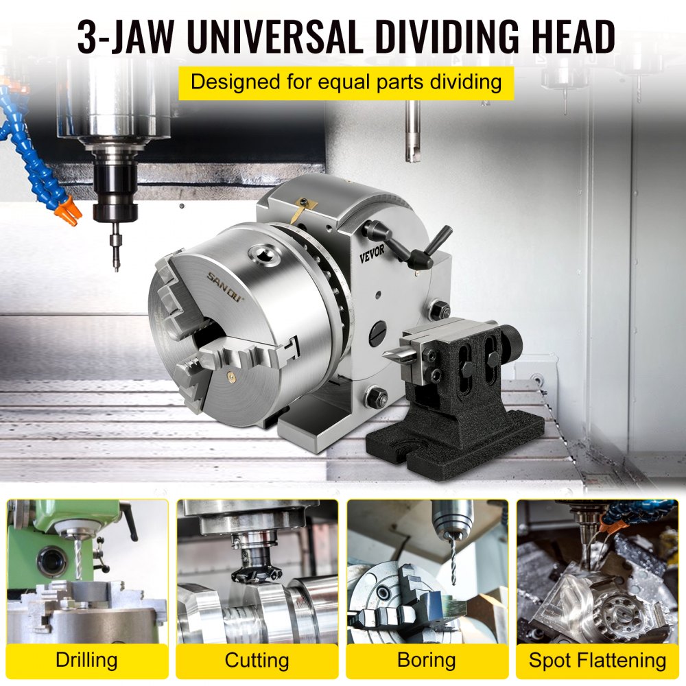 AMITOOLS Dividing Head BS-1 Dividing Head Set 6