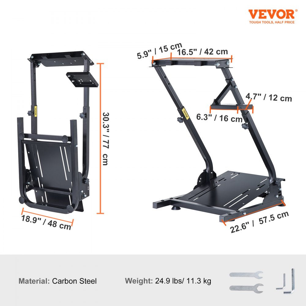 AMITOOLS Racing Simulator Steering Wheel Stand for Mainstream Brands