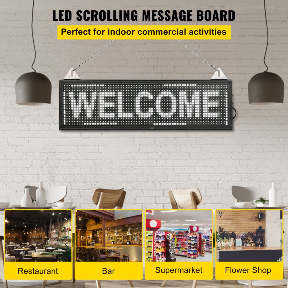 AMITOOLS LED Scrolling Sign, 27