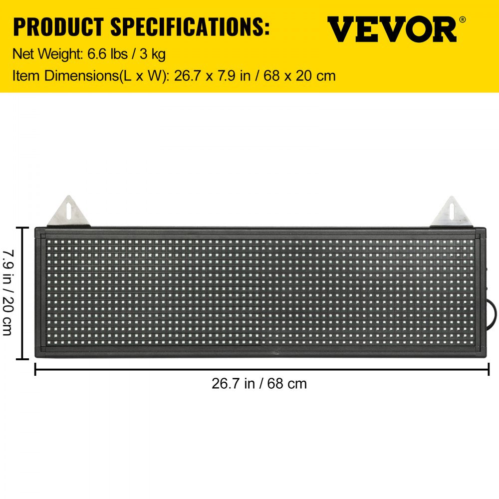 AMITOOLS LED Scrolling Sign, 27