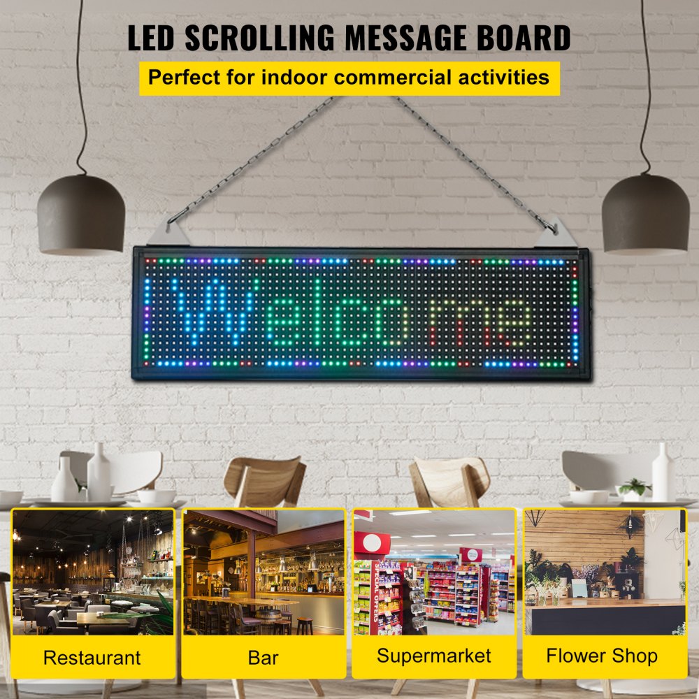 AMITOOLS LED Scrolling Sign, 27