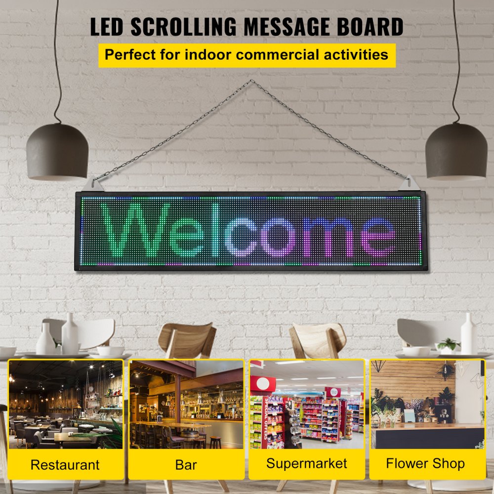 AMITOOLS LED Scrolling Sign, 40