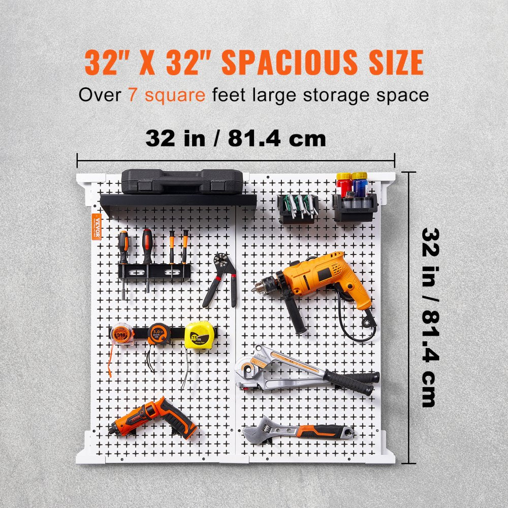 AMITOOLS Pegboard Wall Organizer 32