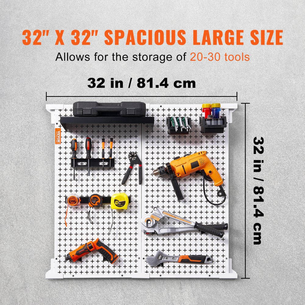 AMITOOLS Pegboard Wall Organizer 32