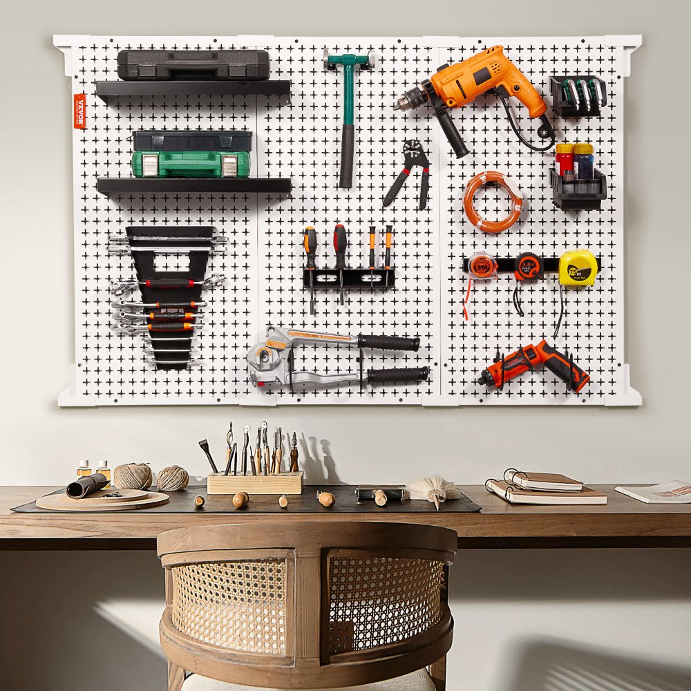 AMITOOLS Pegboard Wall Organizer 48