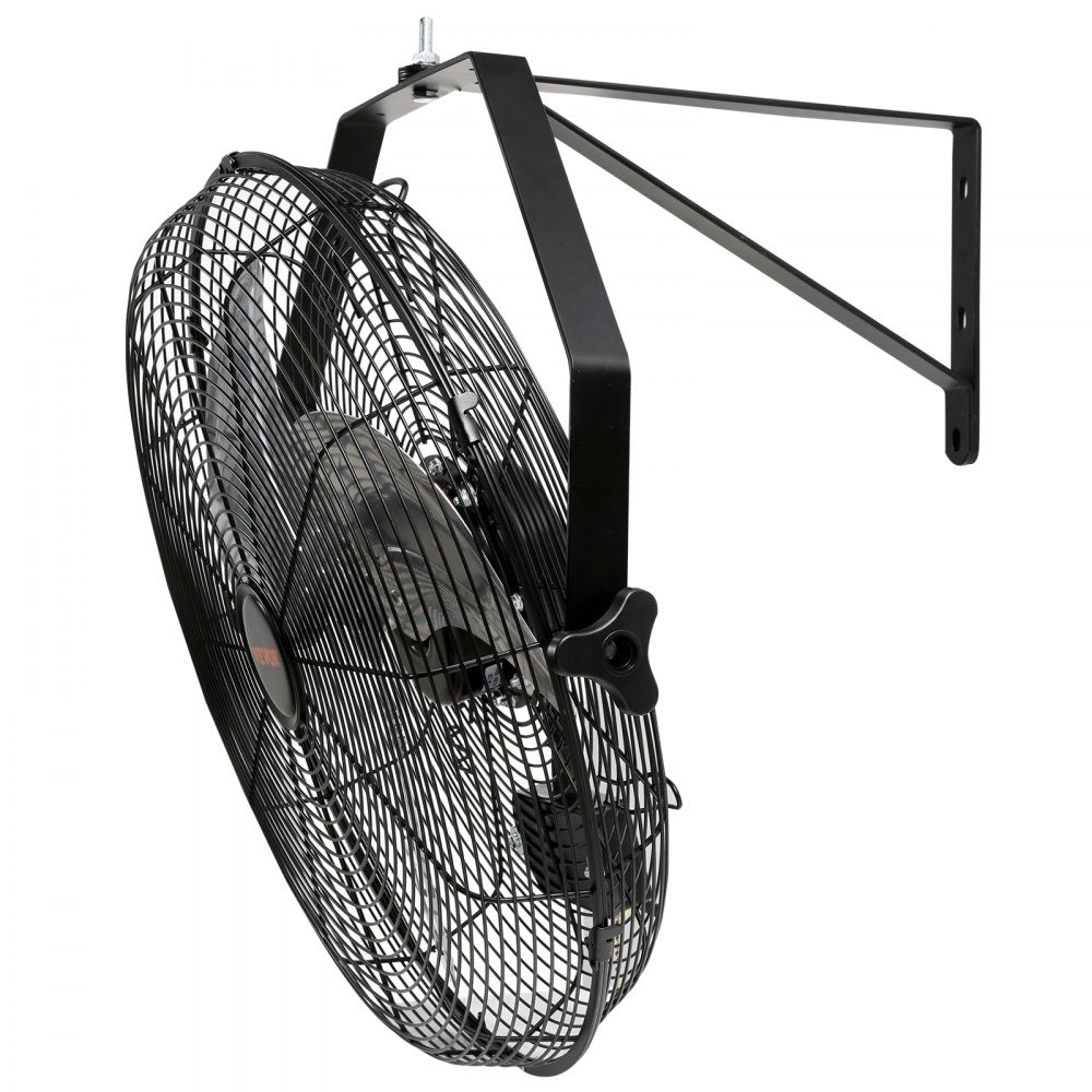 AMITOOLS Wall Mount Fan, 2 PCS 18 inch Manual 360-Degree Tilt Adjustment, 3-speed High Velocity Max. 4000 CFM Industrial Wall Fan for Indoor, Commercial, Warehouse, Workshop, Basement, Garage