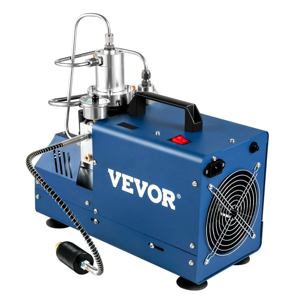 AMITOOLS High Pressure Compressor, 4500PSI/30MPA/300BAR High Pressure Air Compressor, 1800W 110V Automatic Stop Air Rifle Compressor Suitable for Paintball Air Rifle, PCP Rifle, Air Pistol, Diving Bottle