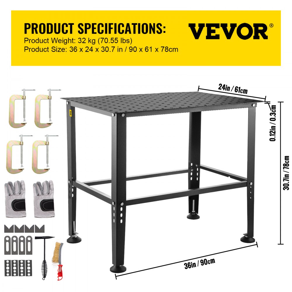 AMITOOLS Welding Table, 36