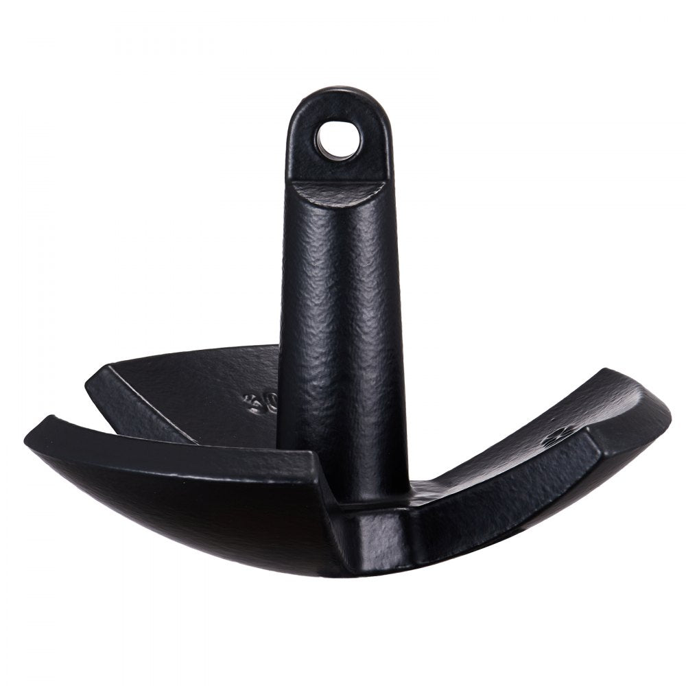 AMITOOLS River Anchor, 30 LBS Boat Anchor Cast Iron Black Vinyl-Coated, Marine Grade Mushroom Anchor for Boats Up To 30 ft, Impressive Holding Power in River and Mud Bottom Lakes