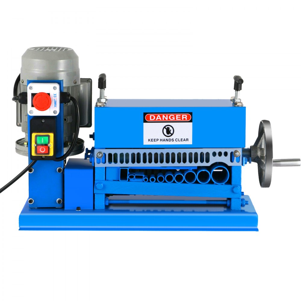 AMITOOLS Wire Stripping Machine DA 0.06 inch -1.5 inch,Wire Stripper Machine 11 Channels 10 Blades, Automatic Wire Stripping Tool with Manual Hand Cranked Industrial for Recycling Copper Wire