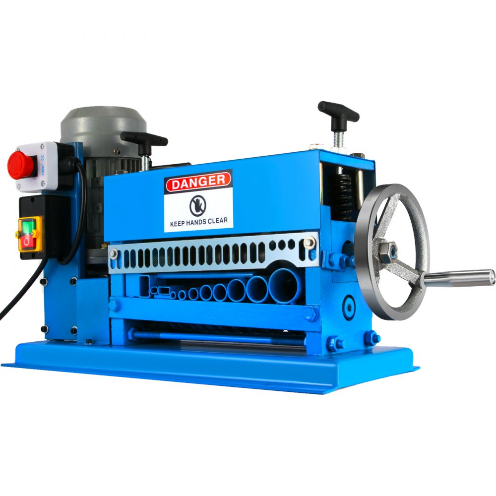 AMITOOLS Wire Stripping Machine DA 0.06 inch -1.5 inch,Wire Stripper Machine 11 Channels 10 Blades, Automatic Wire Stripping Tool with Manual Hand Cranked Industrial for Recycling Copper Wire