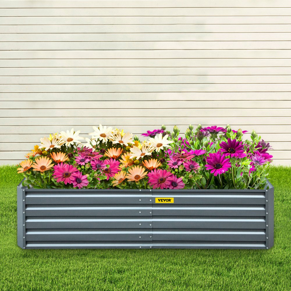 AMITOOLS Galvanized Raised Garden Bed, 80