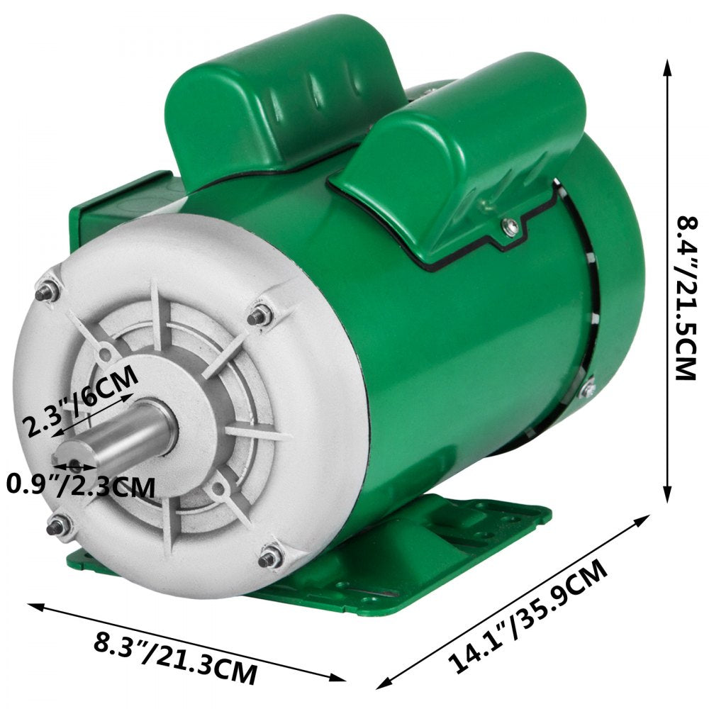 AMITOOLSElectric Motor NEMA Farm Duty 2 HP 1725RPM 145T 1PH 7/8