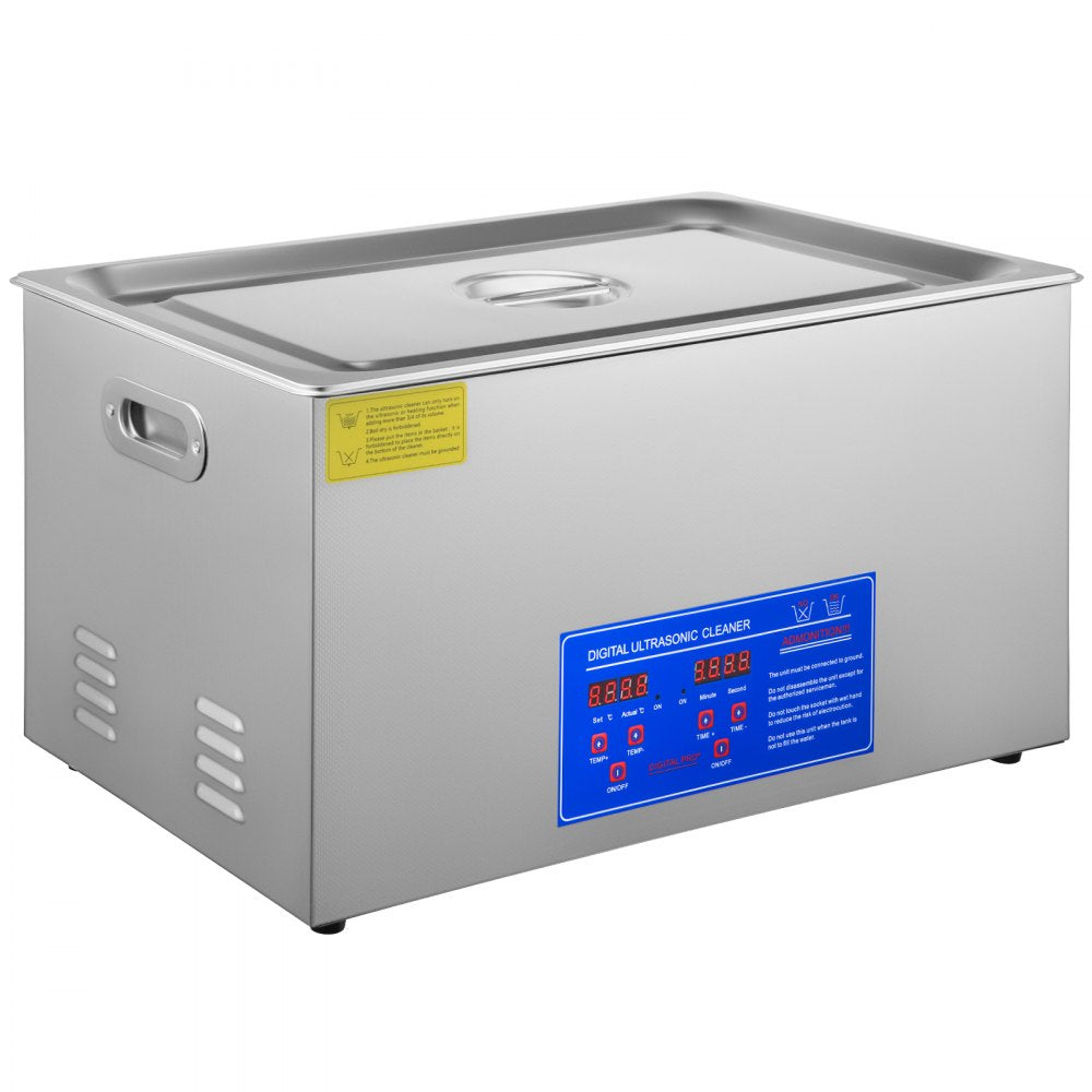 AMITOOLS 22L Industrial Ultrasonic Cleaner with Digital Timer&Heater 40kHz Professional Ultrasonic Cleaner 110V with Excellent Cleaning Effect for Wrench Tools Industrial Parts Mental Apparatus