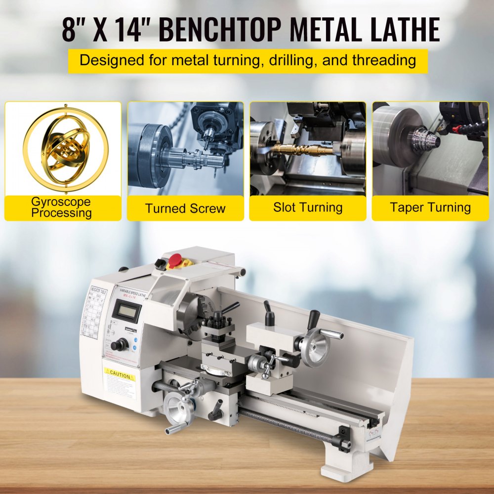 AMITOOLS Mini Metal Lathe, 8