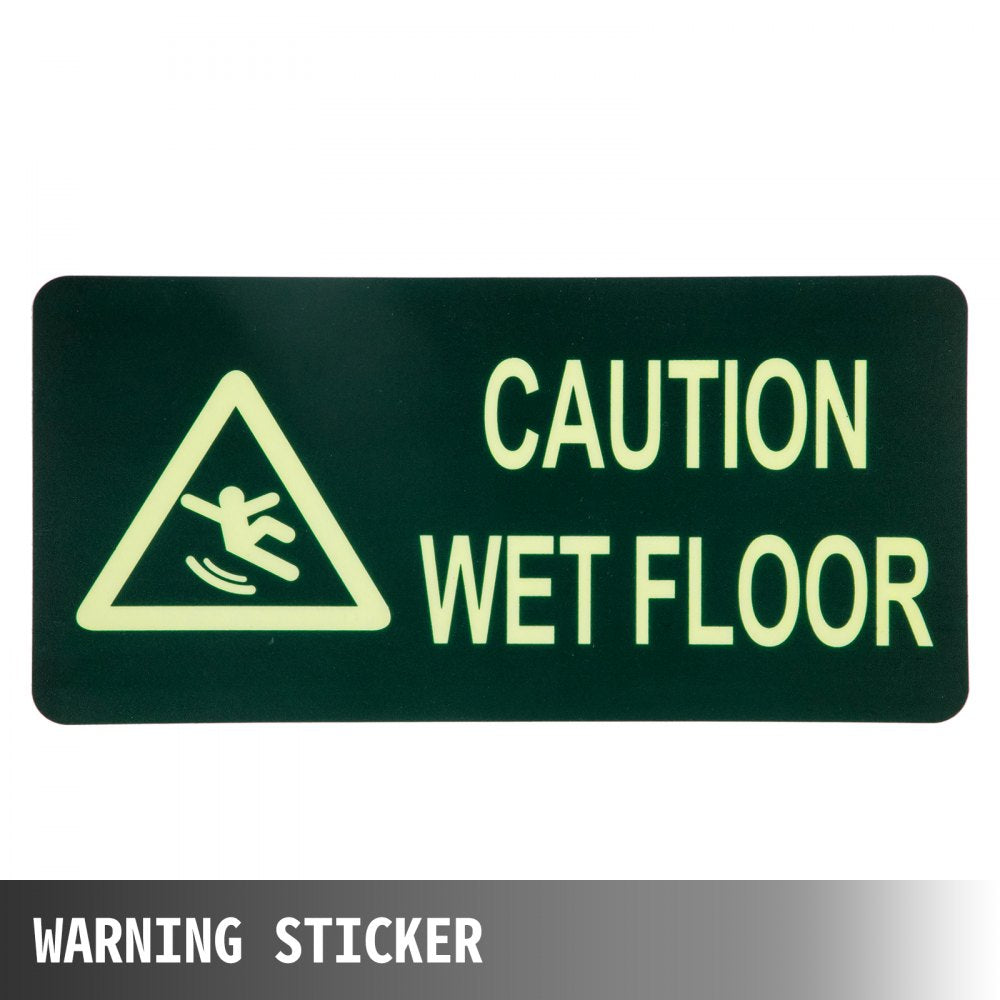 AMITOOLS 12 Pack Caution Wet Floor Sign 25-Inch Yellow Wet Floor Sign Double Sided Wet Floor Cones Fold-Out Bilingual Plastic Board for Indoors and Outdoors