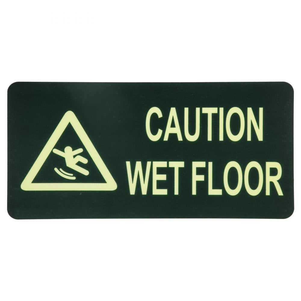 AMITOOLS 12 Pack Caution Wet Floor Sign 25-Inch Yellow Wet Floor Sign Double Sided Wet Floor Cones Fold-Out Bilingual Plastic Board for Indoors and Outdoors